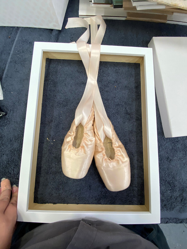 ballet slippers floating