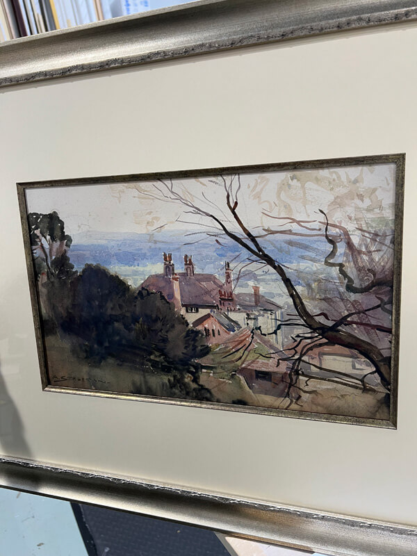 An Engligh Country House framed An Engligh Country House by Arthur Streeton