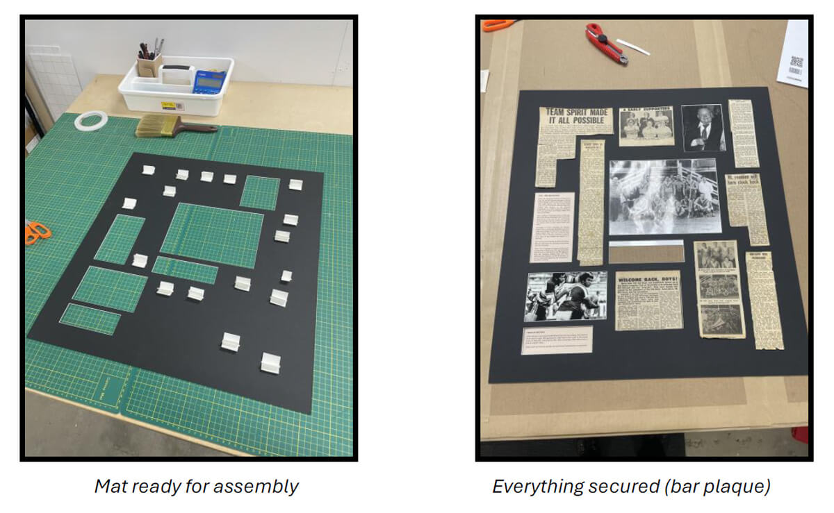 Dolphins placement mat Matboard placement