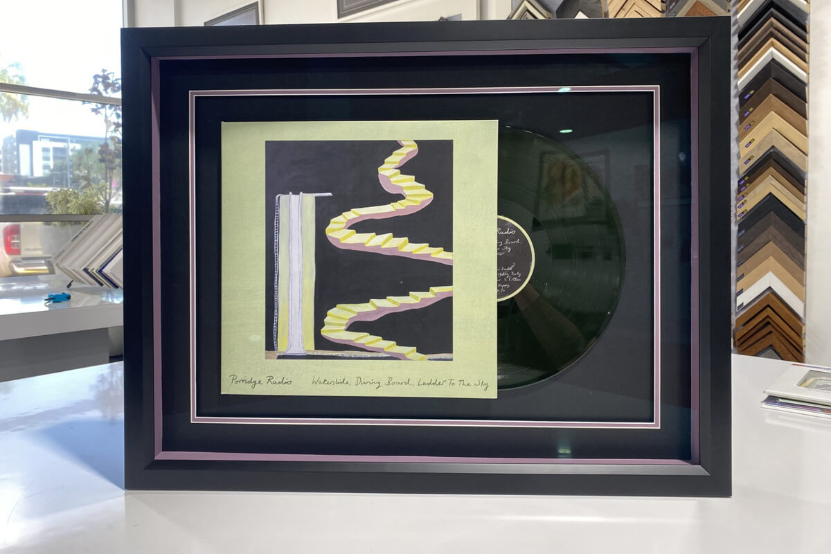 Vinyl record album framed by Eloise