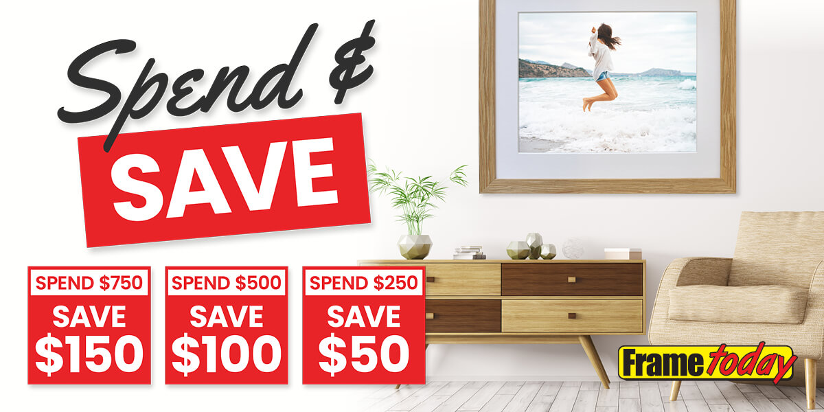 Frame Today Spend Save Spend & Save Sale Now On