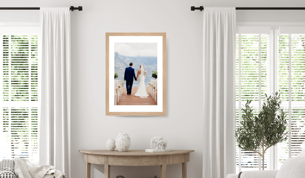 Frame matching decor style photo