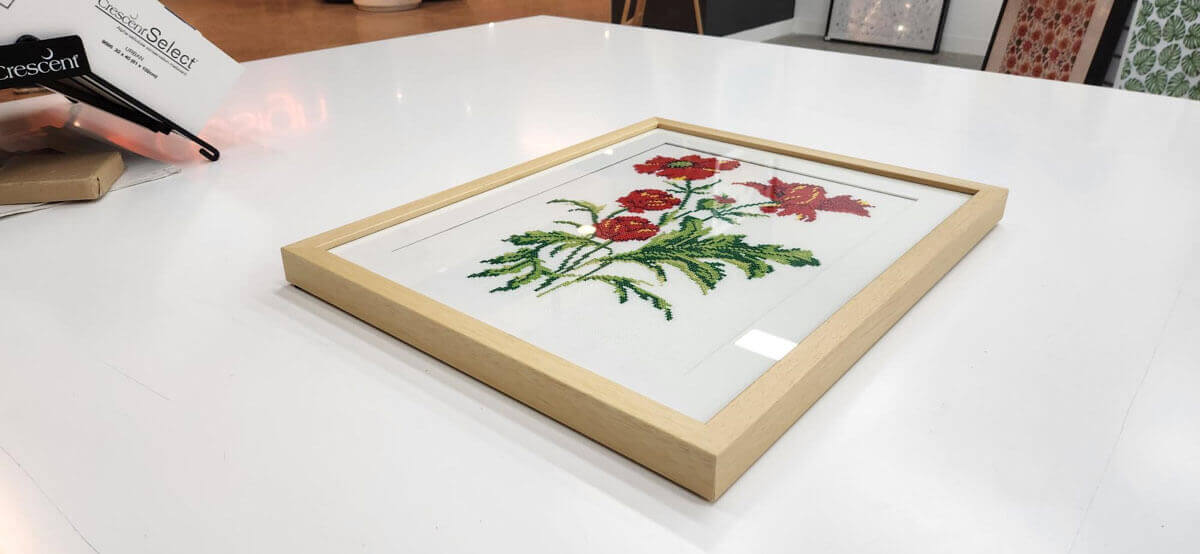 cross-stitch framing