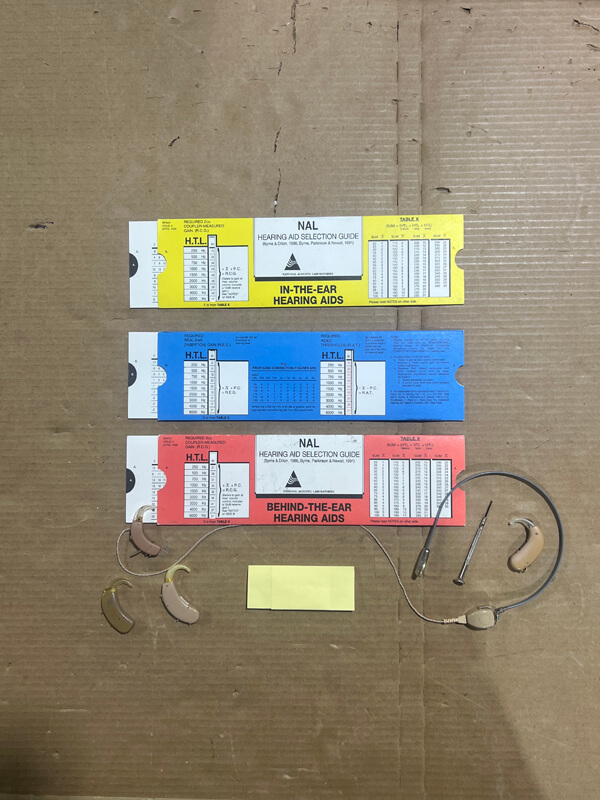 Layout for framing heading aid