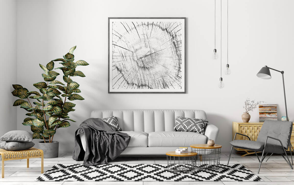 Picture framing protecting artwork