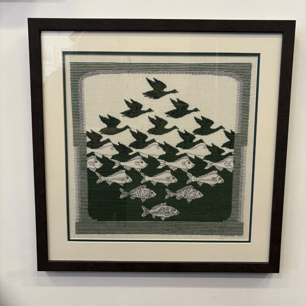 Needlework stretching and framing