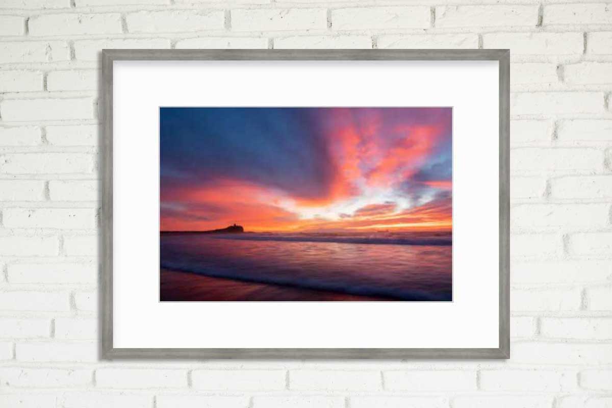 beach sunset by ben graham