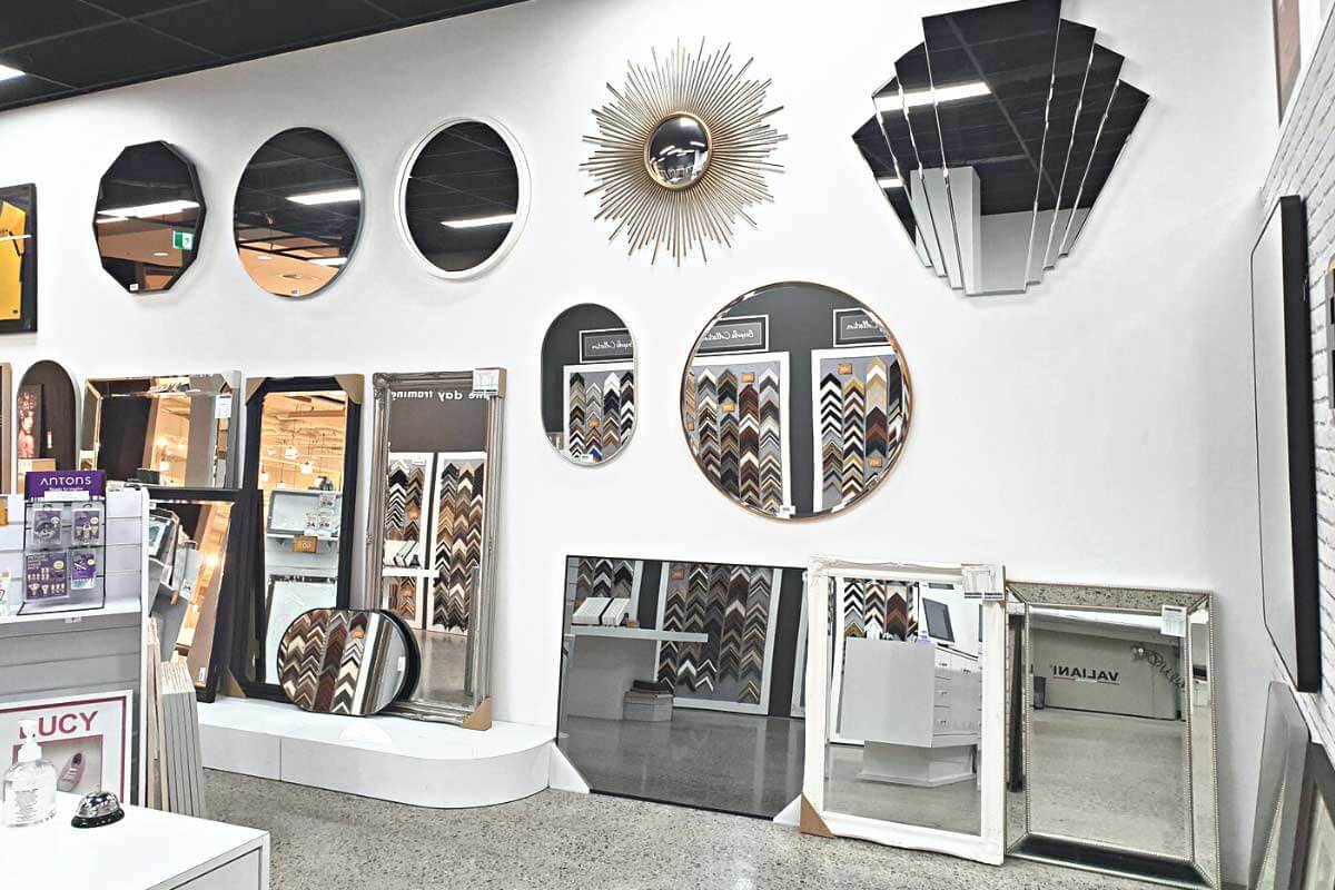 framed mirrors and mirror framing across sydney